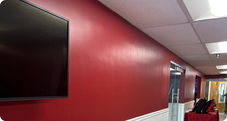 Commercial Interior Painting – Brand Colors & Durable Finish